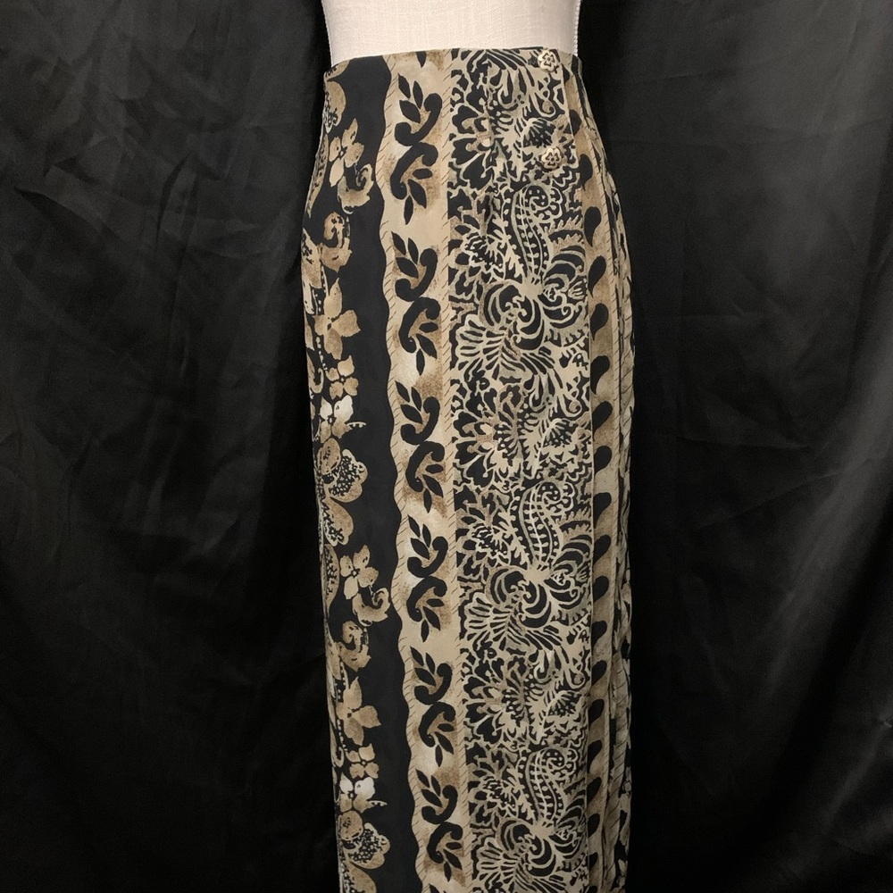 No Name Brown Tan Wrap Style Skirt 30" Waist